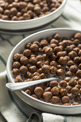 Sweet Cocoa Chocolate Sugar Cereal Puffs