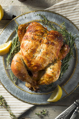 Homemade Rotisserie Chicken with Herbs