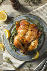 Homemade Rotisserie Chicken with Herbs