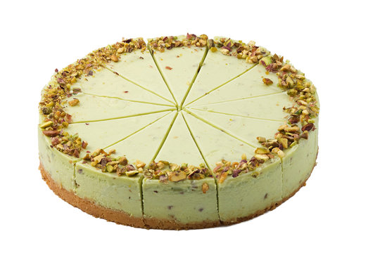 Фисташковый чизкейк in White Plate