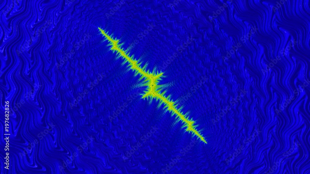 Fototapete fractal image pc rendering color iteration