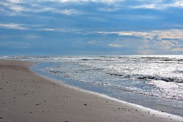 Deserted beach in North Carolina