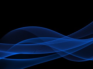  Abstract Background, Blue Wavy 