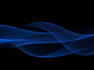  Abstract Background, Blue Wavy 