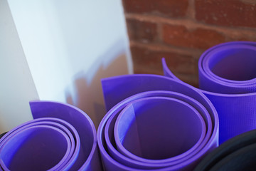 Details and equipment of Pilates studio