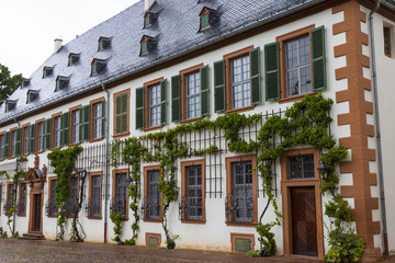 Ancient monastery Seligenstadt , Benedictine abbey , Germany
