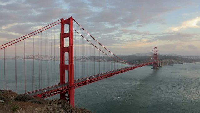Timelapse of Golden Gate Bridge