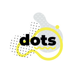 Colorful poster trend geometric shapes