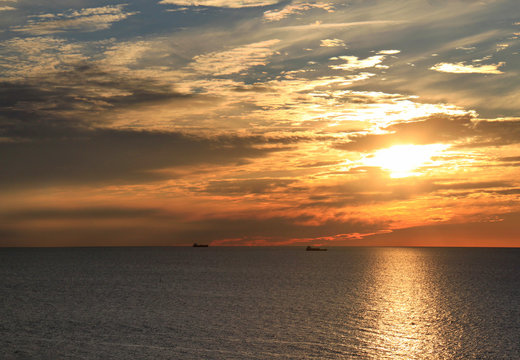 Ostsee bei Sonnenuntergang