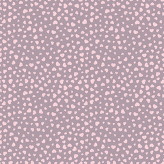 Subtle vector hearts pattern. Valentines day background. Love romantic theme. Romantic pattern. Hearts pattern.