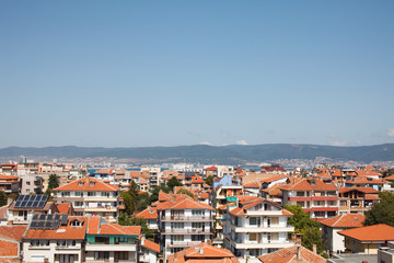 Obraz premium Tiled roofs of Nessebar, Bulgaria