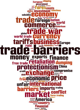 Trade Barriers Word Cloud