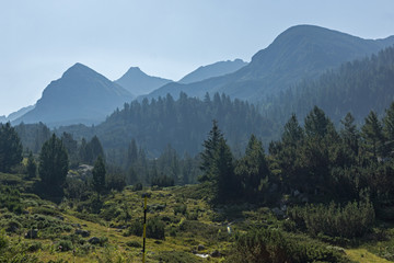 Landscape of Begovitsa River Valley, Pirin Mountain, Bulgaria