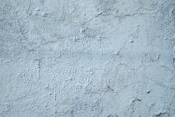 Blue cement wall