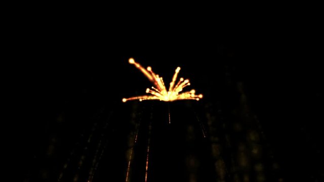 4k a group of missiles launched,Eruption of flame,explosion gold fire & fireworks in space,war scene,dazzling hellfire.