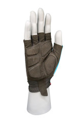 Hand figure for store display wearing glove isolated on white