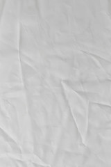 White plicated cloth background