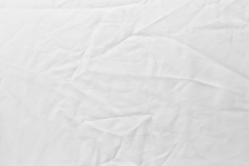 White plicated cloth background