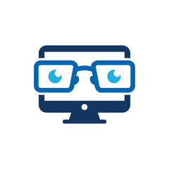 Geek Computer Logo Icon Design