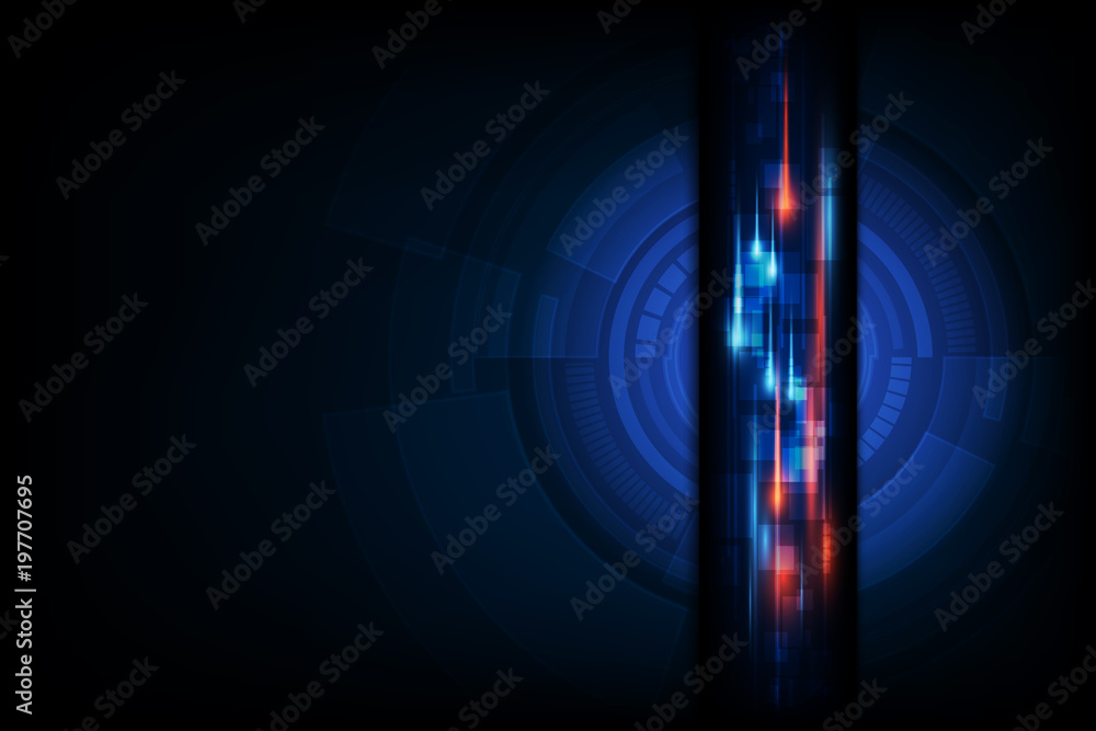 Poster abstract big data tech innovative networking concept background