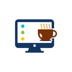 Drink Computer Logo Icon Design