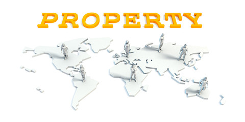 Property Concept with Business Team
