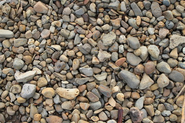Smooth Rocks on the Beach