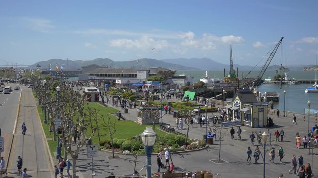 High angle of the Embarcadero