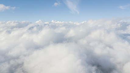 Kintamani volcano covered mist