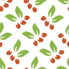 Simple floral seamless pattern.