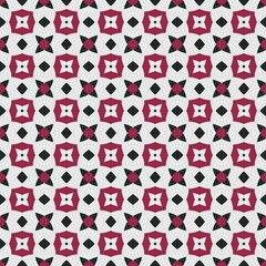 Repeatable Retro geometric pattern. Fabric print. Design for prints on fabrics, textile, cover, paper, interior, patchwork