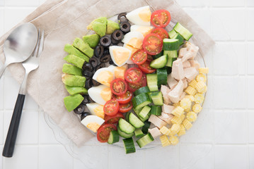 Delicious cobb salad