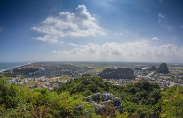 Obraz premium Camps Bay Beach in Cape Town,