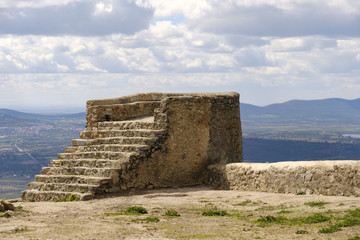 lookout point, the balcony of the extremadura in montanchez, Spain