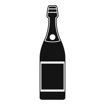 Luxury champagne icon. Simple illustration of luxury champagne vector icon for web