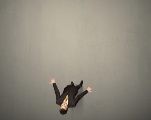Businessman making a decision
