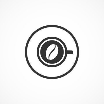 Vector image of coffee icon.