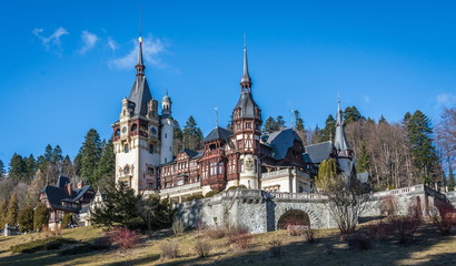 Obraz premium Peles Castle in Sinaia, Romania