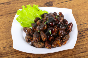 Chicken hearts