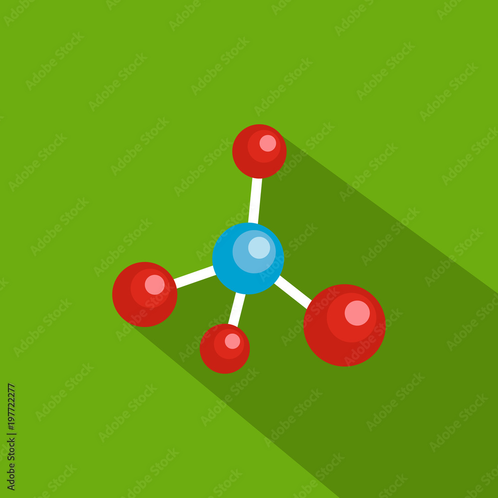 Aufkleber atomic grid icon. flat illustration of atomic grid vector icon for web