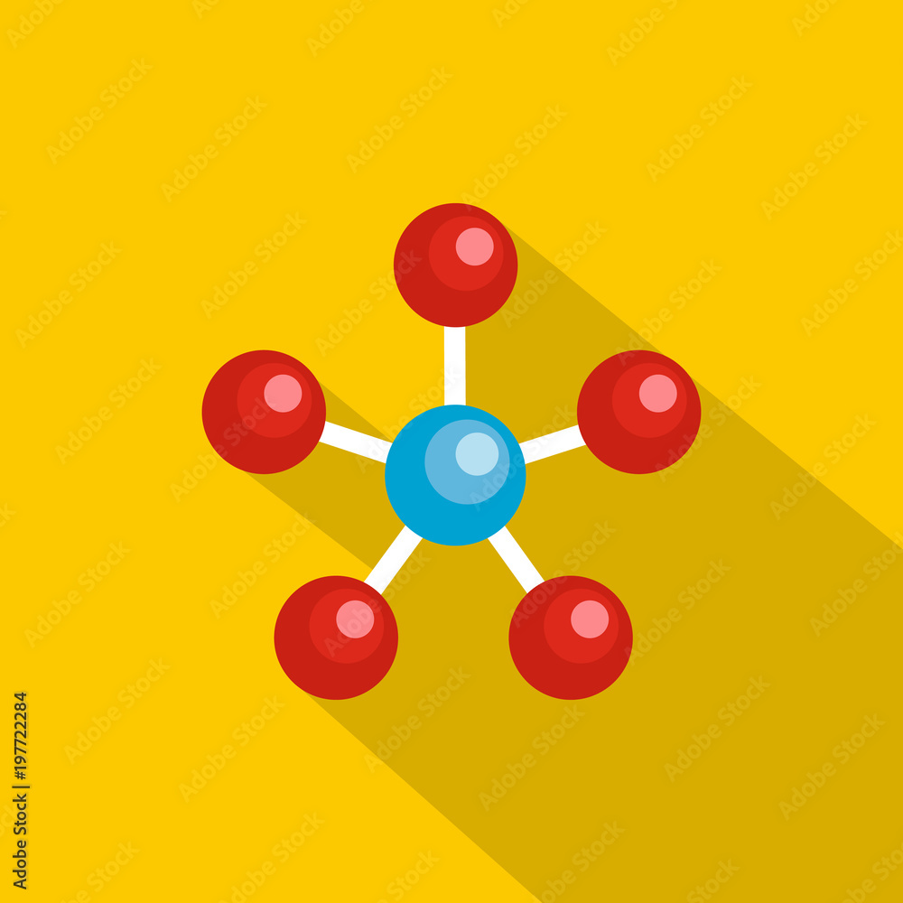 Poster round grid icon. flat illustration of round grid vector icon for web