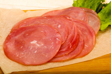 Sliced sausage