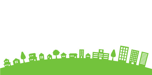 秋の街並み|背景イラスト Wall Mural Wallpaper Murals-DragonTiger8