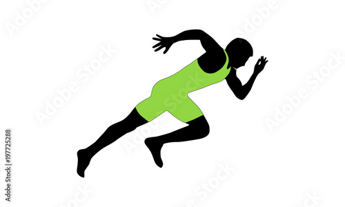 "Спортивный логотип, бег, легкая атлетика" Stock photo and royalty-free ...