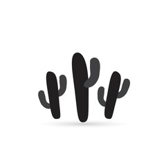 Cactus color flat icon