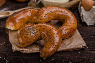 Poppy seeds roll pastry