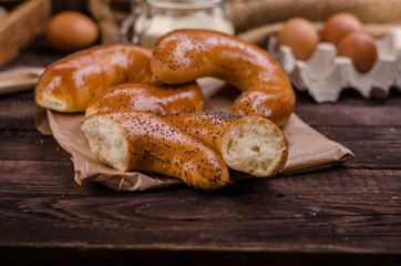 Poppy seeds roll pastry