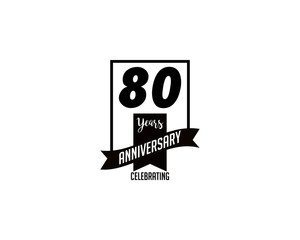 eighty year anniversary badge