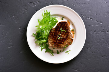 Grilled beef steak