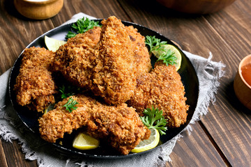 Crispy chicken wings